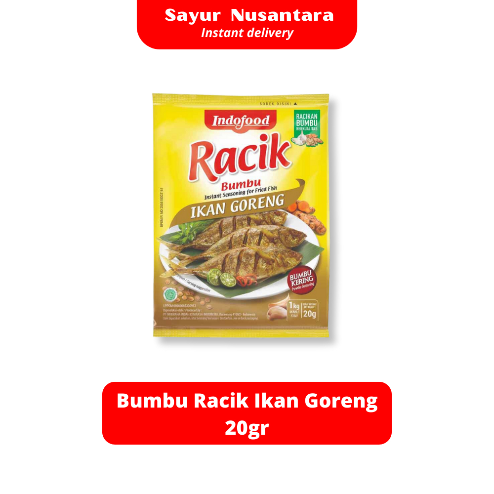 

Bumbu Racik Ikan Goreng 20gr - Sayur Nusantara