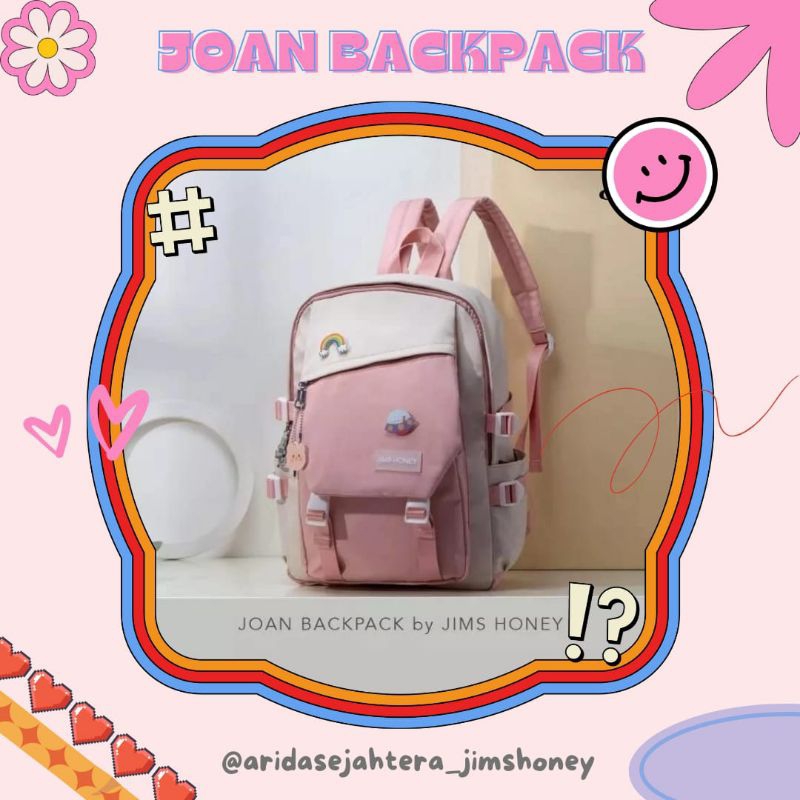 JOAN BACKPACK BY JIMS HONEY // TAS RANSEL // TAS RANSEL KEKINIAN // JIMS HONEY ORIGINAL