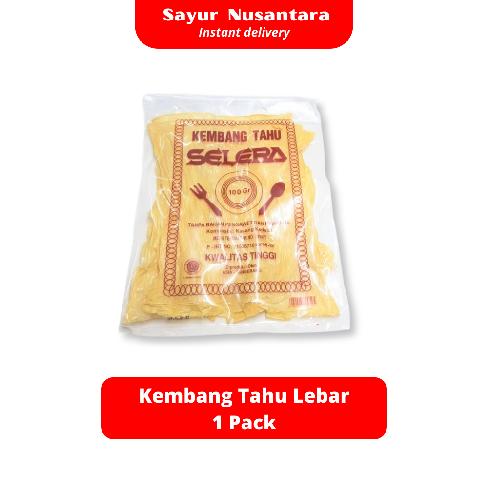 

Kembang Tahu Lebar 1 Pack - Sayur Nusantara