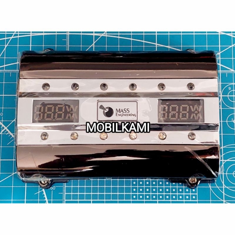 Sekring Audio Mobil Mass Engineering Digital Amphere Volt Positif & Negatif Input