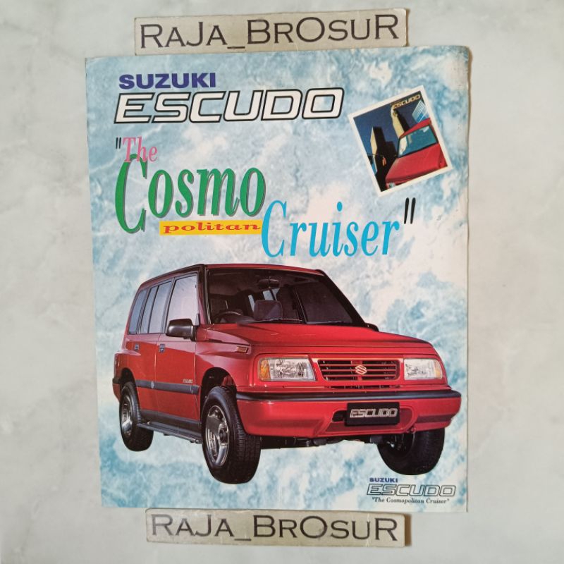 Poster brosur katalog flyer jadul lawas Suzuki Escudo 1.6 1994