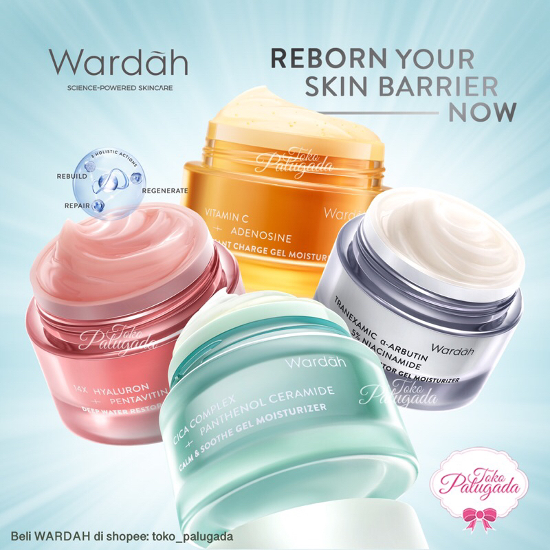 WARDAH Gel Moisturizer - Moisturizer Wardah - Pelembab Wardah - Moisturiser Wardah