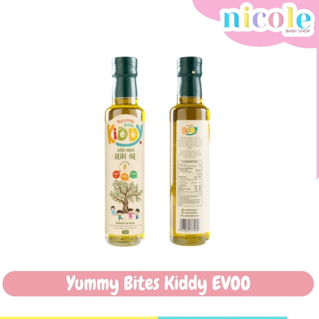 

Yummy Bites Kiddy Extra Virgin Olive OIl / Minyak Bayi