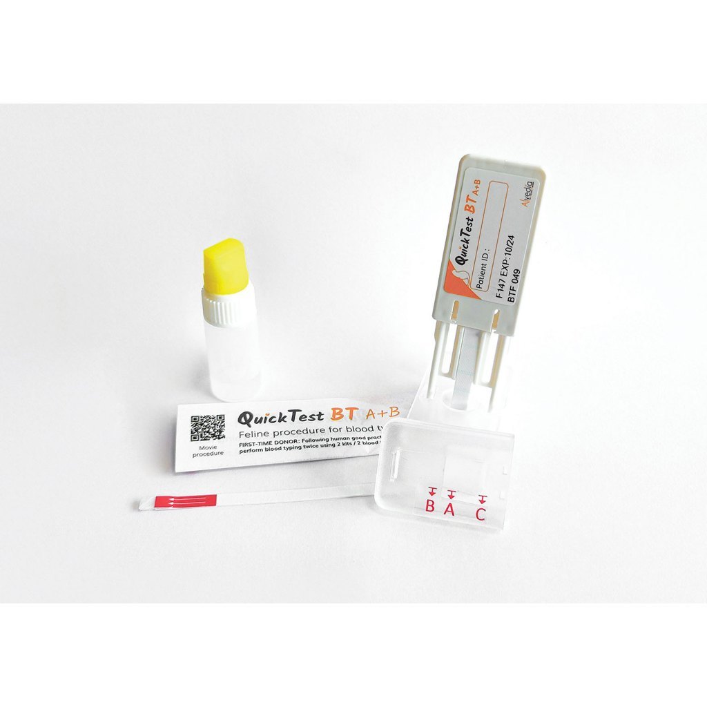 ALVEDIA Easy Quick Test Blood Typing A+B Feline / Alat Cek Golongan Darah Kucing