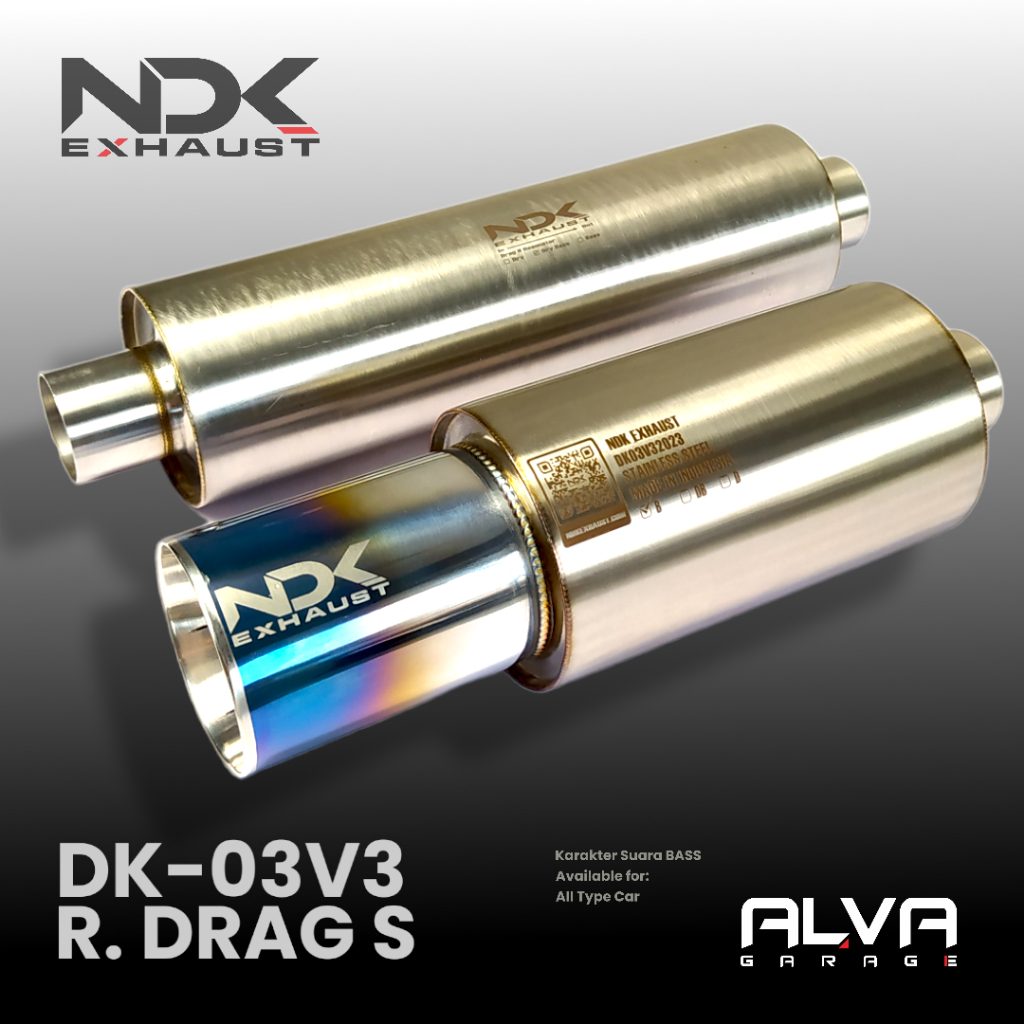 ndk exhaust racing knalpot mobil bass gahar harian ndk exhaust