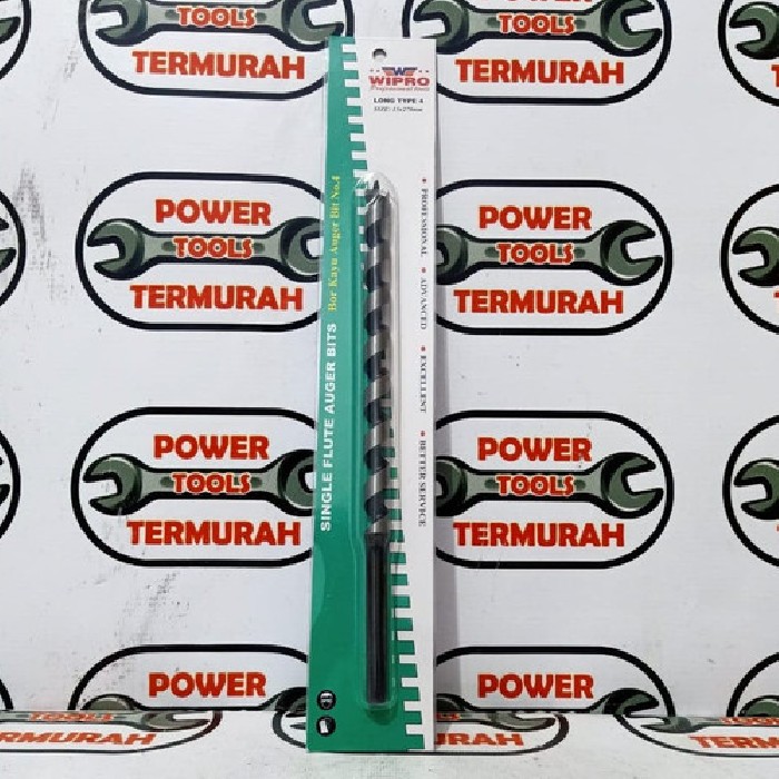 

Mata Bor Kayu 13 mm x 270 WIPRO 1/2" Auger Bit 1/2 inch 13mm Panjang