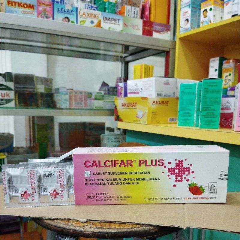 Calcifar Plus - Vitamin tulang plus vitamin D
