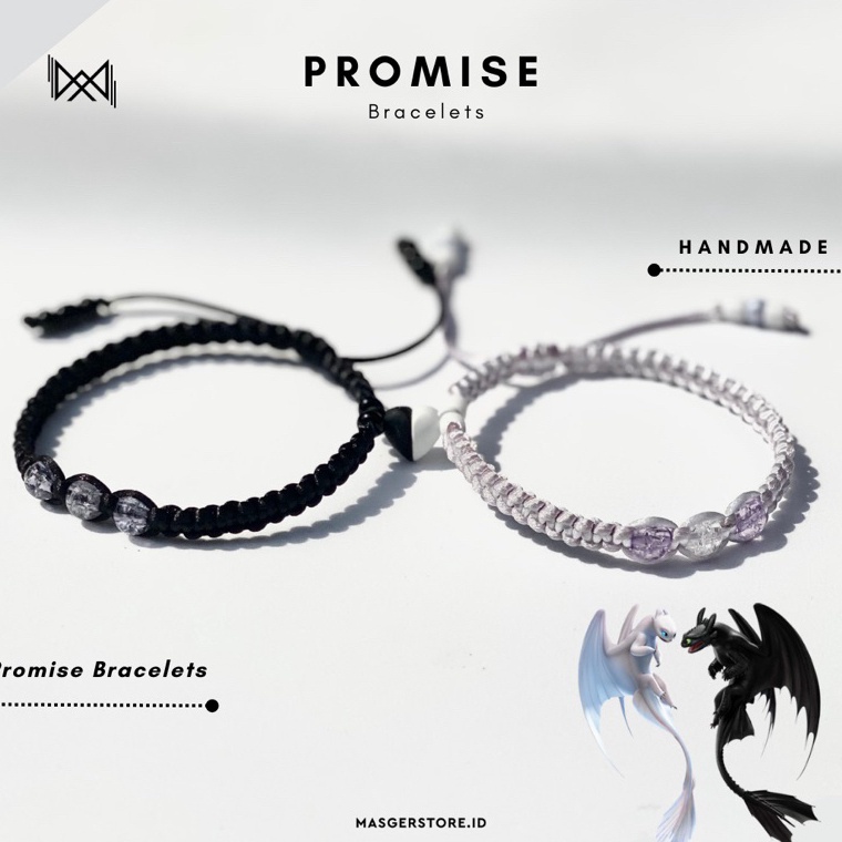 Sale Oke Promise Couple Magnet Bracelet  Gelang Couple Magnet Gelang Bestie Serut