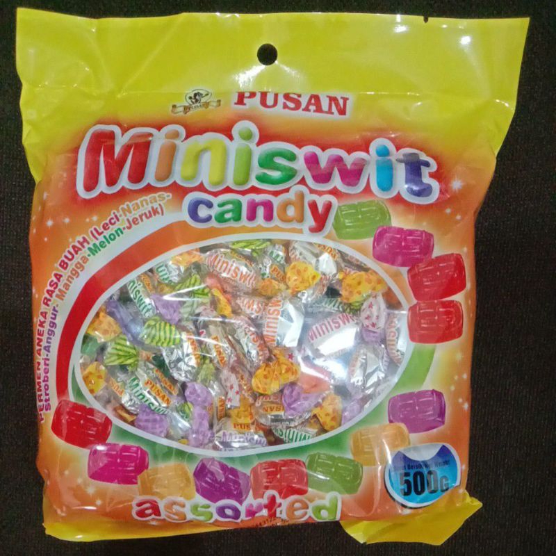 Permen jadul rasa buah 500g/pusan miniswit