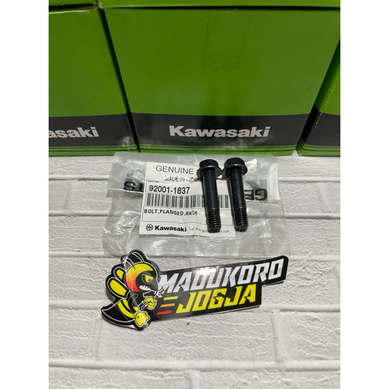 BAUT KALIPER DEPAN NINJA RR R 92001-1837 ORIGINAL KGP (2pc)