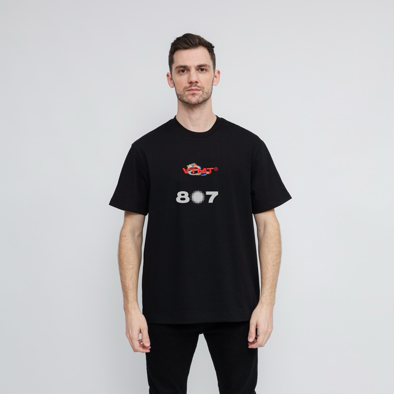 VTMT Dragon Embroidery Black Tee