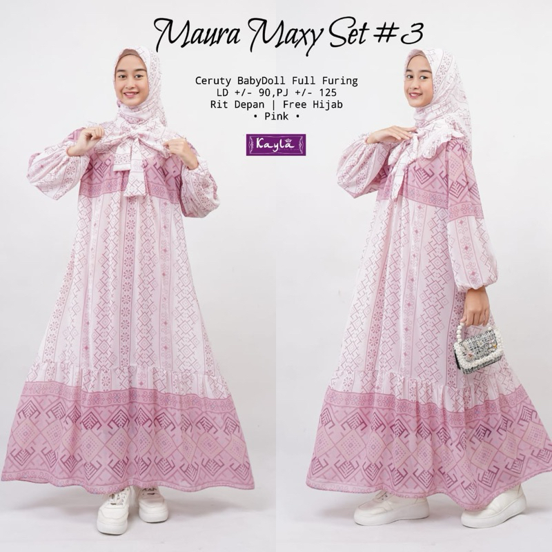 [COD] Gamis Anak Tanggung Dress Remaja 9-14 Tahun Vista Maxy Leodra Maxy Set Serina Maxy Set & Jelit