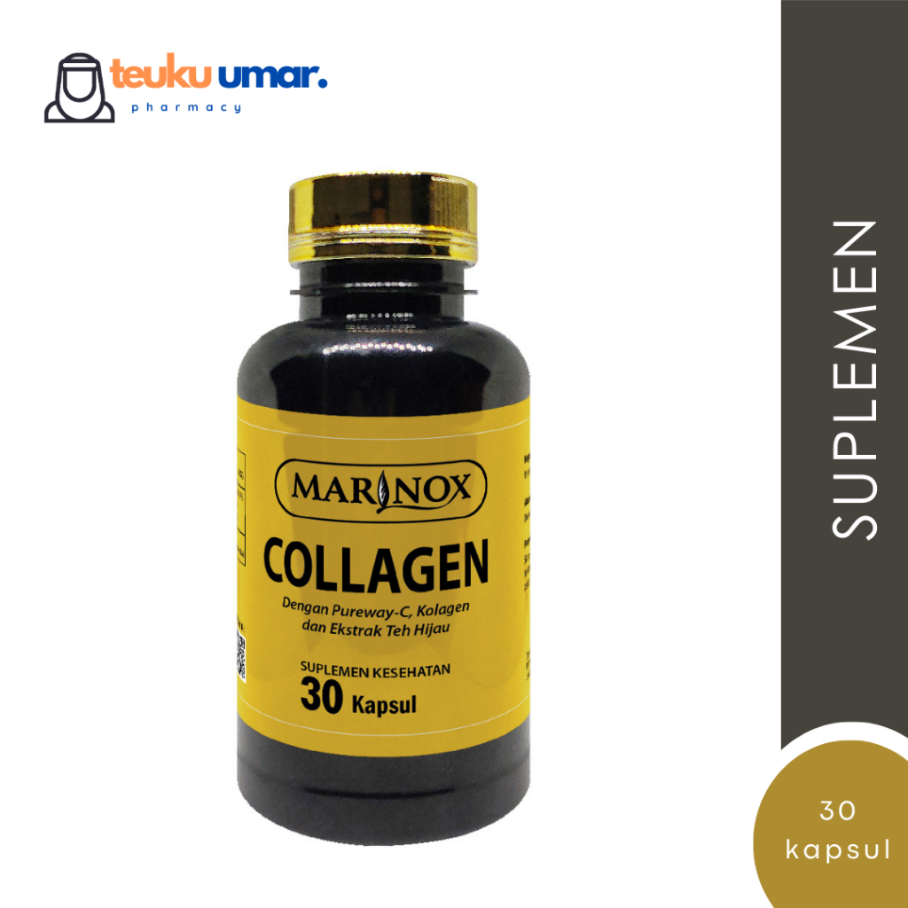 [Vitamin Kulit] Marinox Collagen Isi 30 Kapsul | Kecantikan Mencerahkan Kulit Nutrisi Kulit Halus