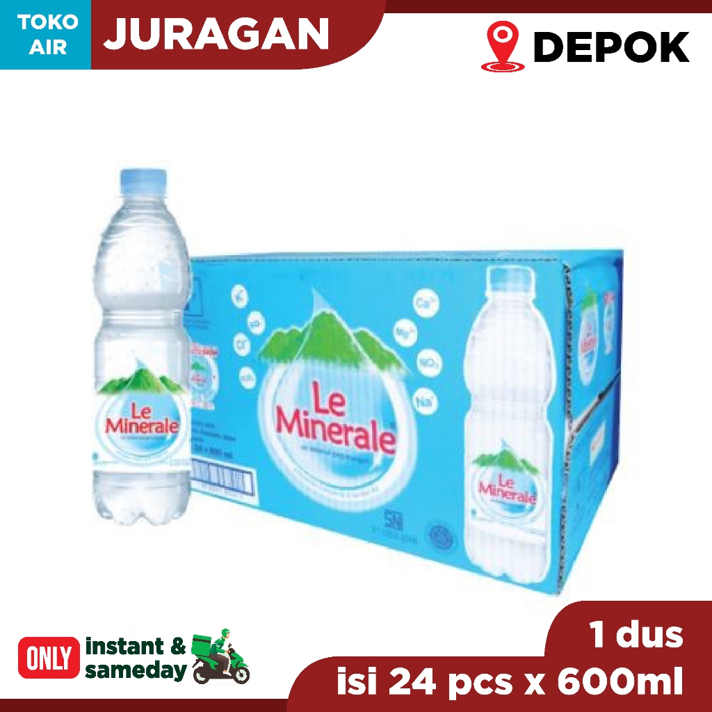 

Le Minerale Botol 1 Dus Isi 24 x 600ml | Le Minerale Botol Tanggung | Bekal Sekolah | Bekal Kerja | Le Minerale Botol Tanggung 600ml | [khusus pengiriman INSTAN & SAMEDAY ONLY] | Wilayah DEPOK