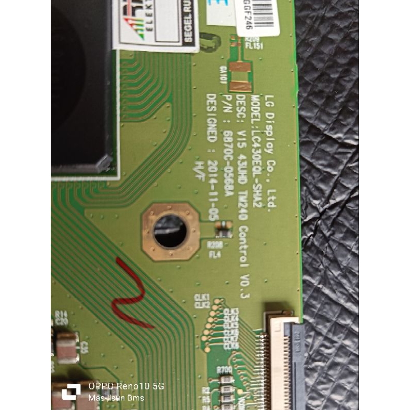 TCON T CON TICON TV ANDROID SONY KD43X8300C KD-43X8300C KD 43X8300C 