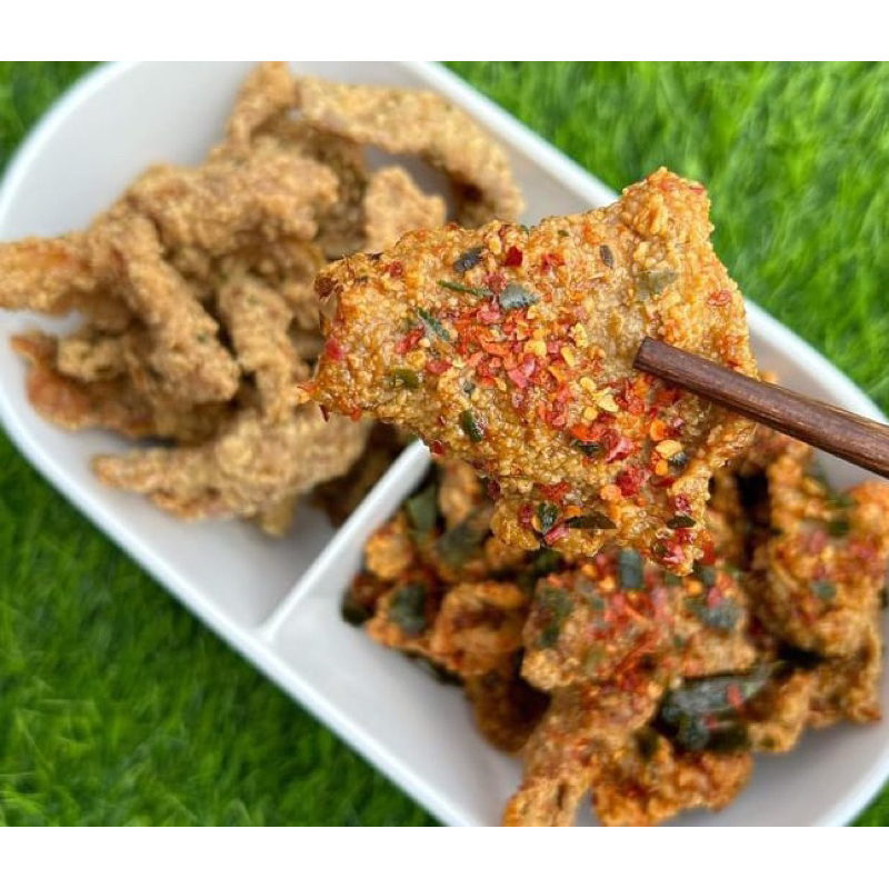 

usus & kulit crunch ori spicy