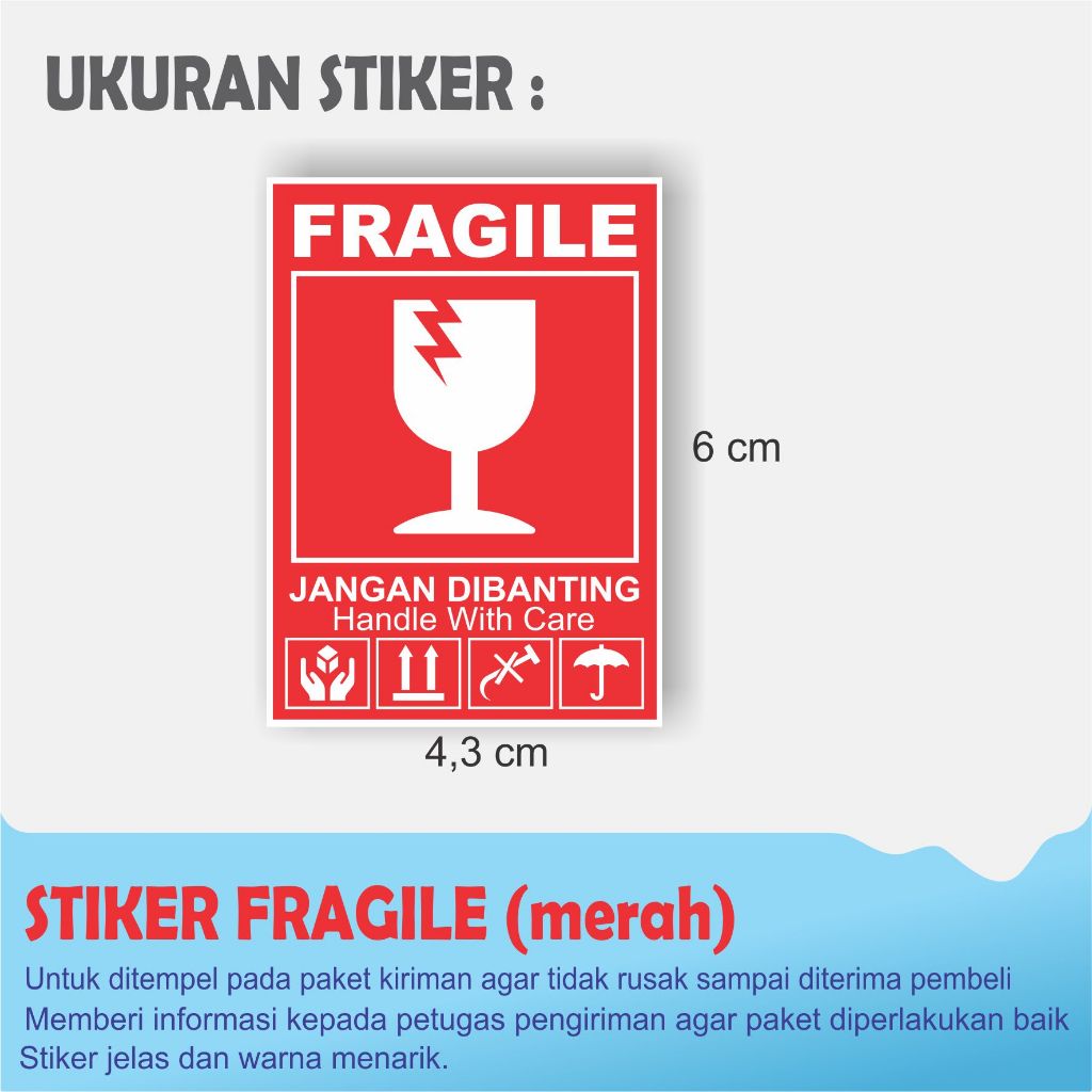 

STIKER FRAGILE MERAH VERTIKAL