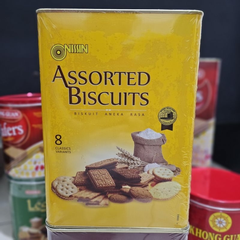 

NISSIN Assorted Biscuits Kaleng Segi | Nissin biskuit aneka rasa kaleng segi | nissin kaleng segi | nissin assorted yellow segi