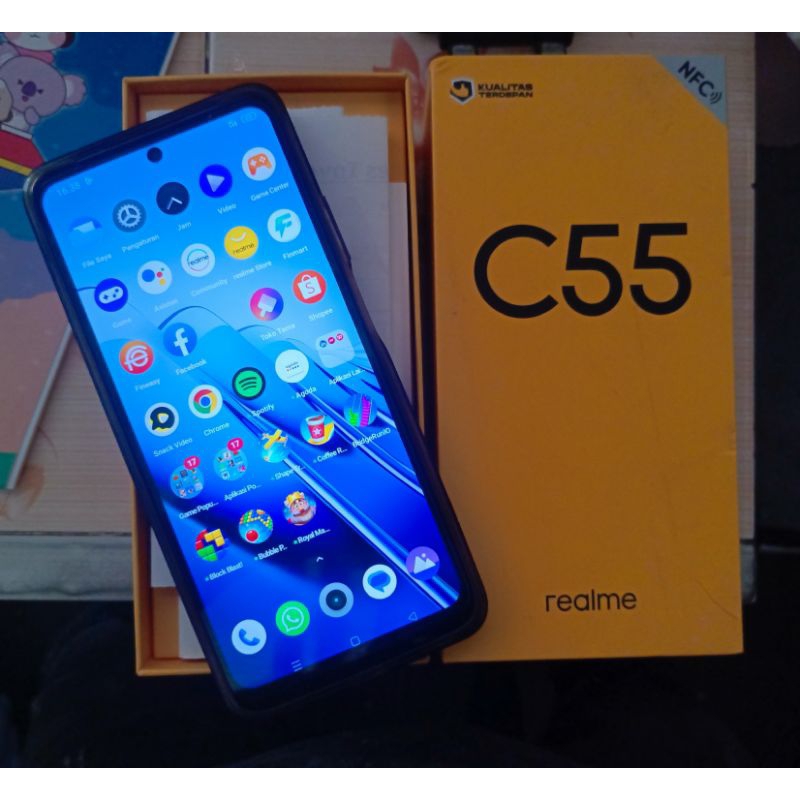 Hp Realme c55 ram 6 128(Second Original).Pemakaian pribadi.