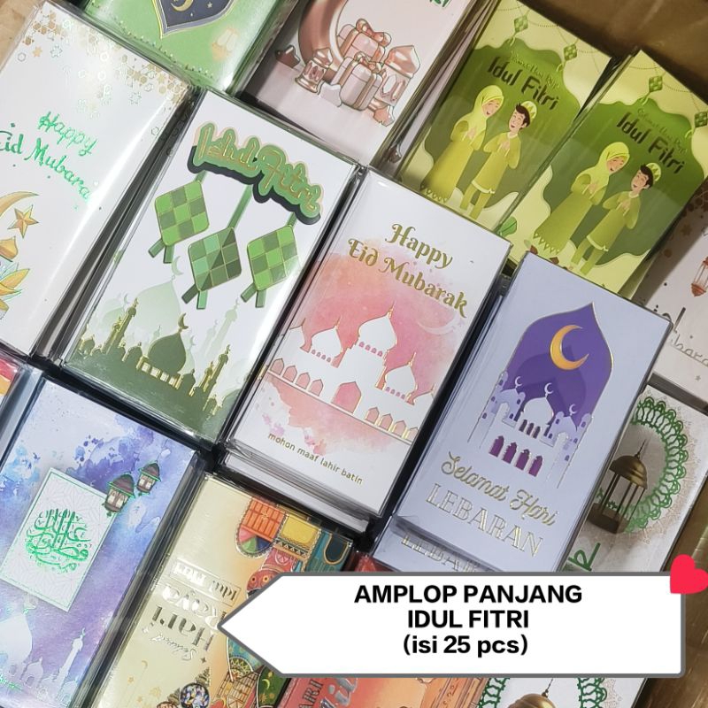 

Amplop PANJANG idul fitri (25pcs) - MOTIF RANDOM