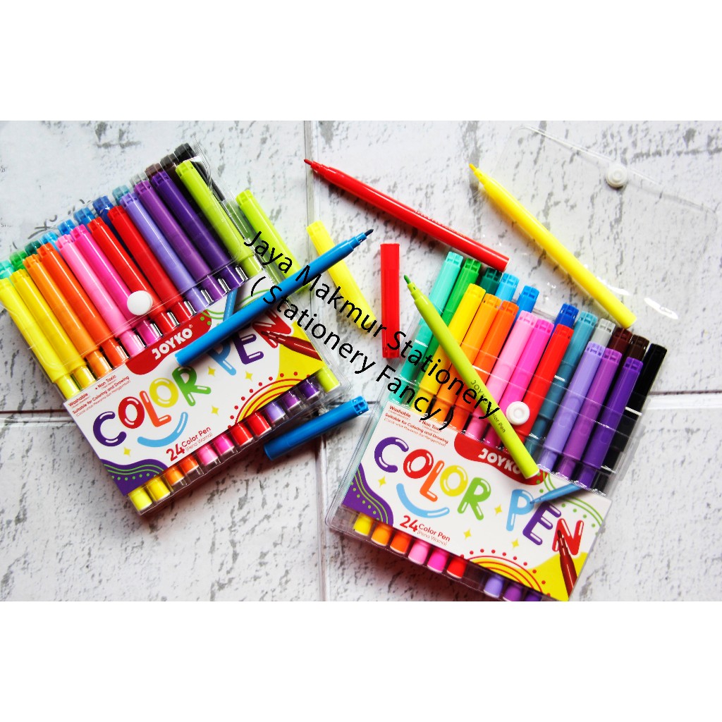 

Spidol 24 Warna Joyko CLP-60-24 (1 set)