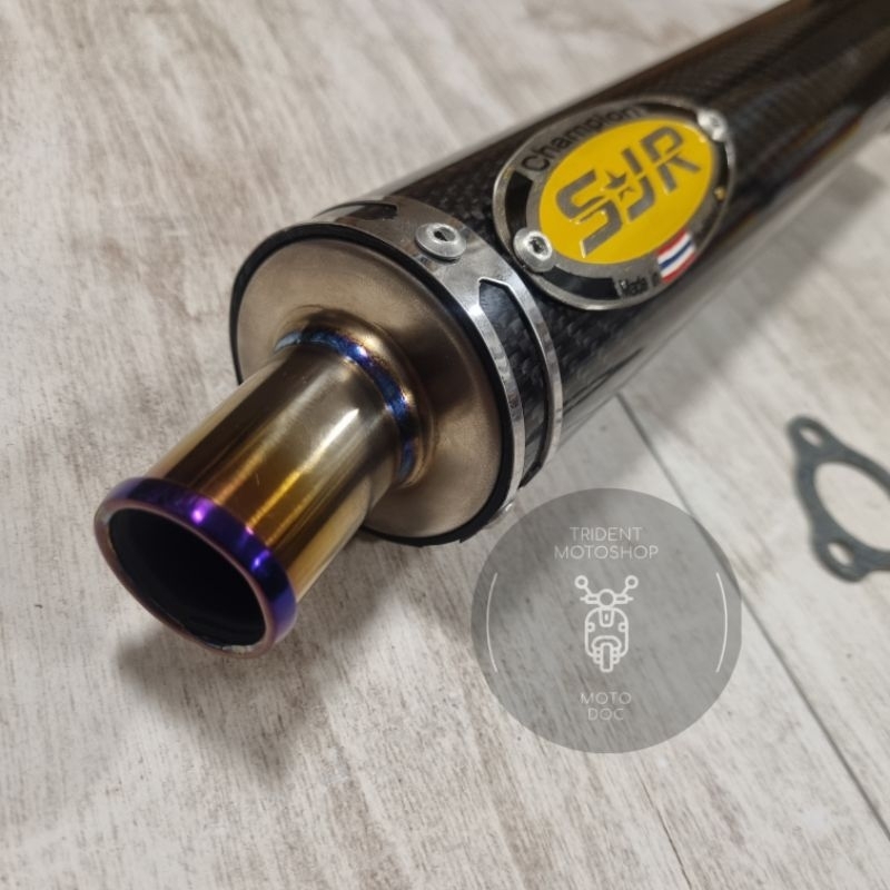 Silincer Knalpot SJR carbon kevlar corong titanium NINJA R NINJA RR Original SJR Thailand