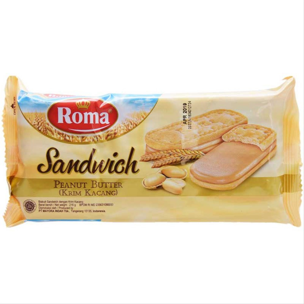 

ROMA SANDWICH PEANUT BUTTER 206 GR