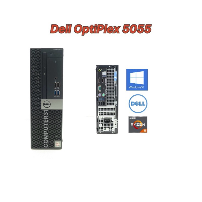 PC DELL OPTIPLEX 5055 SFF AMD RYZEN 5 PRO 2400G RAM DDR4 16GB SSD 512GB MULUS DAN BERGARANSI