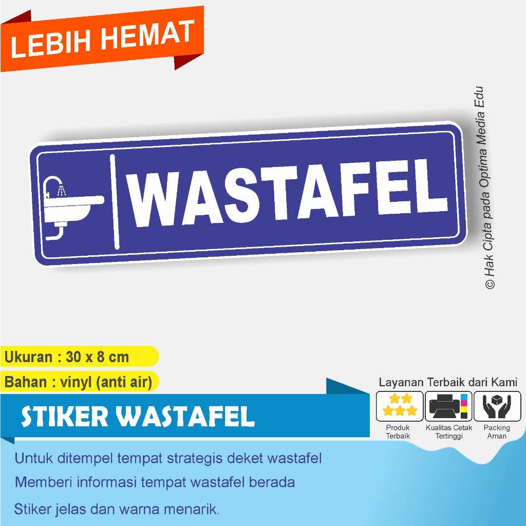 

CETAK STIKER TEMPAT LOKASI WASTAFEL