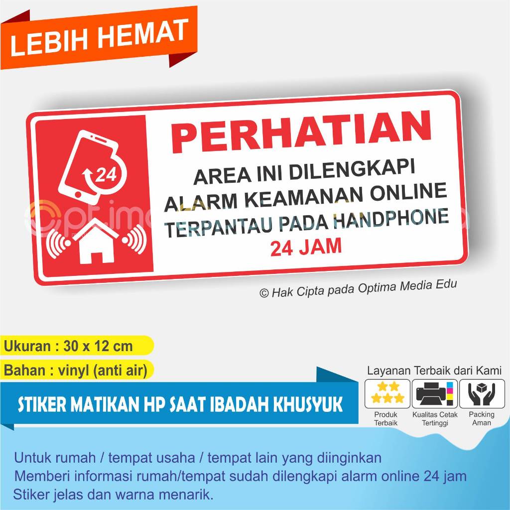 

CETAK STIKER AREA INI DILENGKAPI ALARM ONLINE 24 JAM TERHUBUNG HP