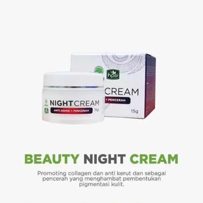 Night Cream 100% Garansi Asli Produk HNI HPAI