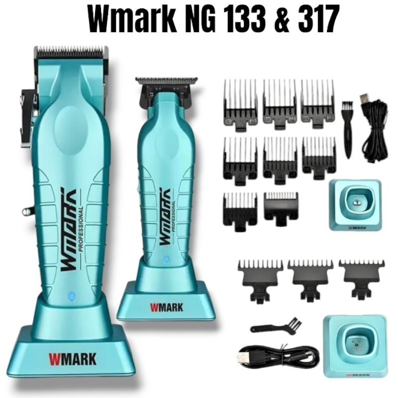 Wmark NG - 133 317 Hair Clipper Trimmer Original Mesin Cukur Rambut Tanpa Kabel alat cukur rambut pa