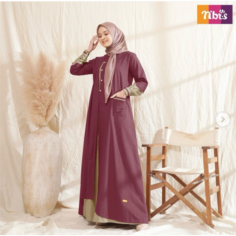 GAMIS NIBRAS B69 MAROON SIZE L
