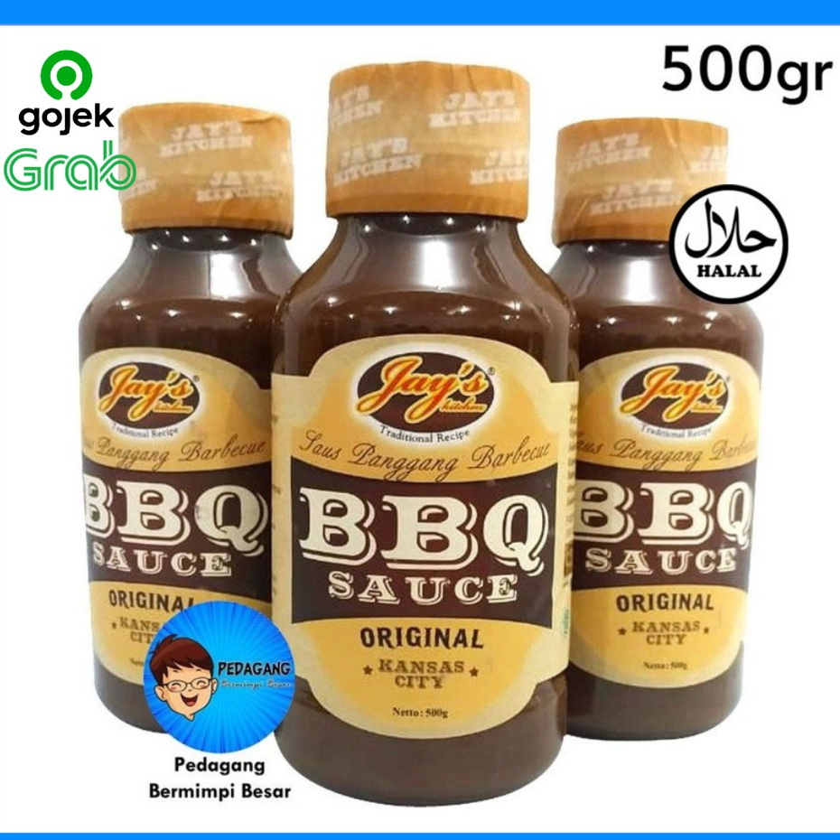 

Jay's Kitchen BBQ Sauce 500gr | Saus Barbeque | Saus BBQ