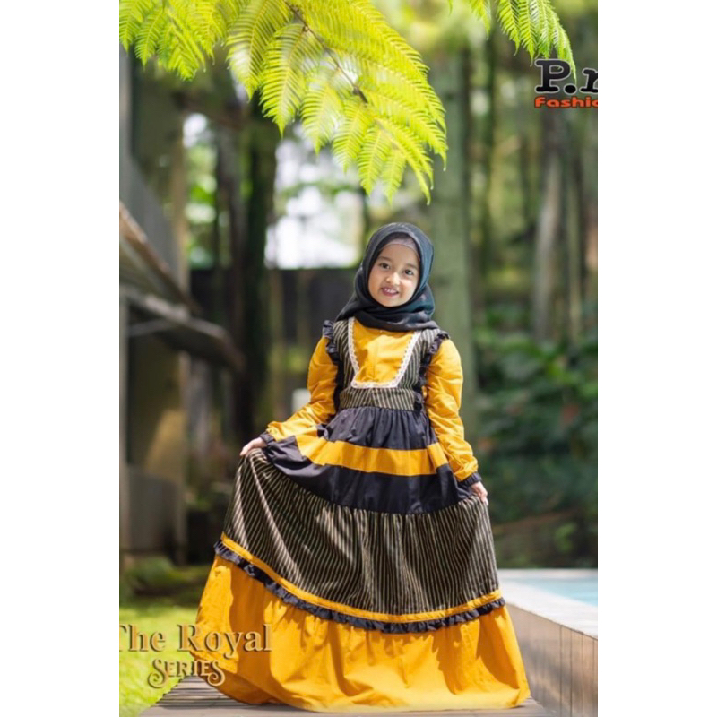 GAMIS ANAK PN FASHION GA 1515 / BAJU MUSLIM ANAK PEREMPUAN /GAMIS ANAK MUSLIMAH