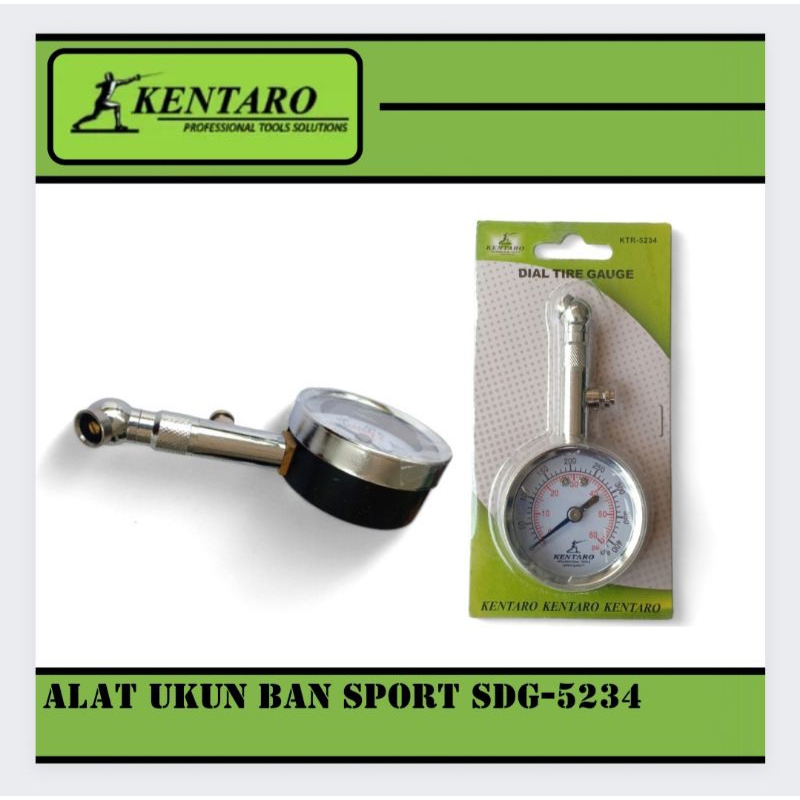 Alat Ukur Ban Dial Sport Alat ukur Tekanan Angin Ban KENTARO