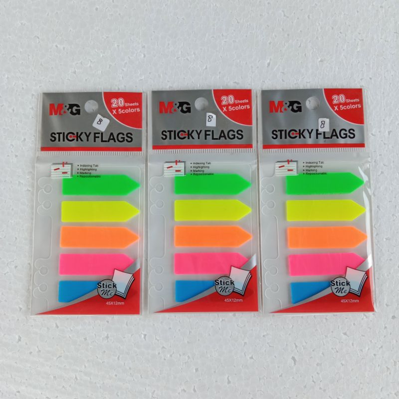 

KF | M&G 2X3 PET sticky Flags 20 lembar45×12 mm (YS-99) - SATUAN