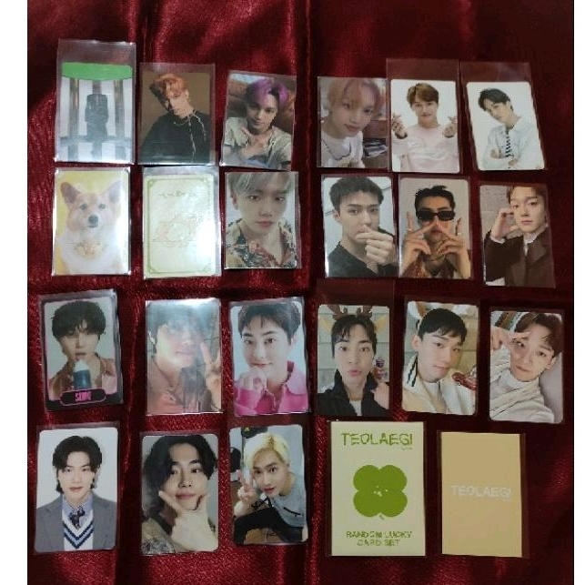 Photocard EXO Kai Suho Sehun Chen Baekhyun