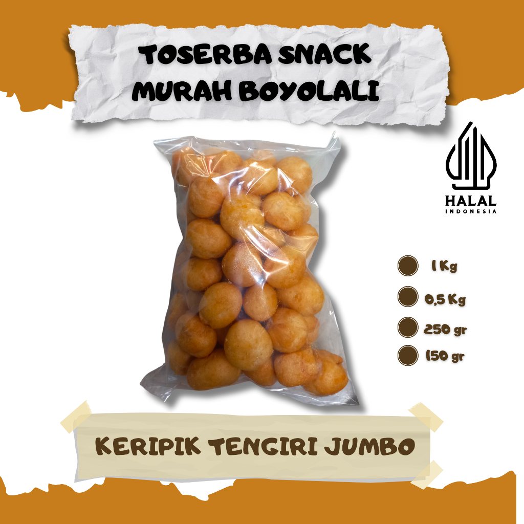 

KERUPUK TENGIRI JUMBO 150gr/ KRUPUK TENGIRI LOS ENAK RENYAH DAN GURIH