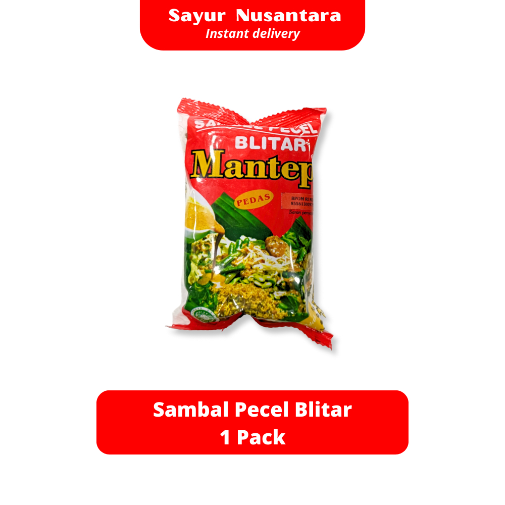 

Sambal Pecel Blitar Enak Eco 185gr - Sayur Nusantara