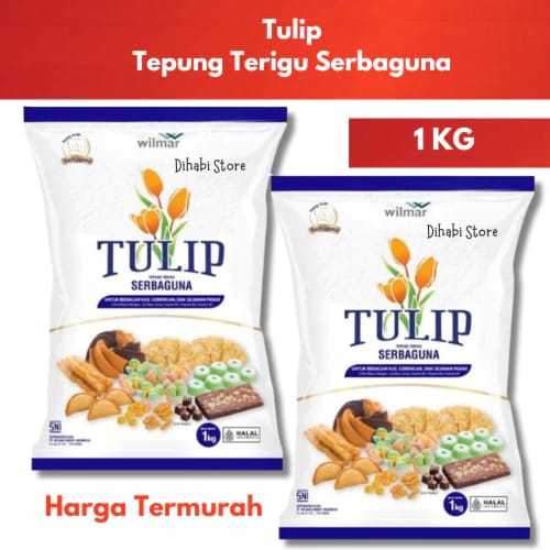 

Tulip Tepung Terigu Serbaguna 1 kg Wilmar