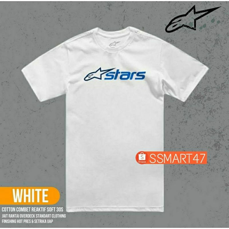 T-SHIRT KAOS LENGAN PENDEK ASTARS/ALPINESTARS