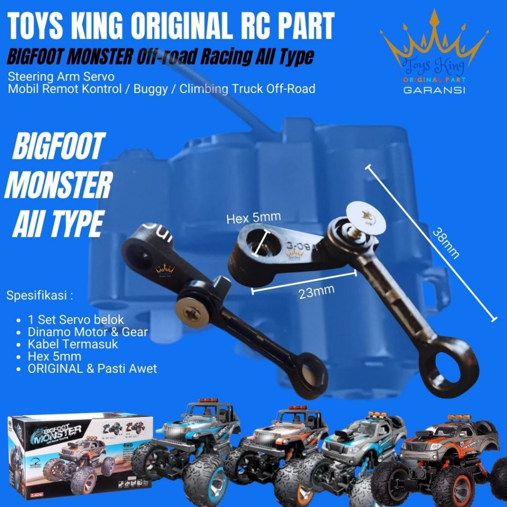 Steering Arm Servo BIGFOOT MONSTER All Type TOY KING ORIGINAL RC PART