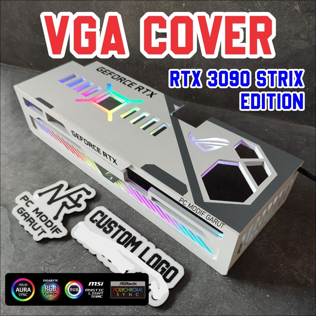 VGA COVER ASUS RTX 3090 CUSTOM LOGO CUSTOM VGA
