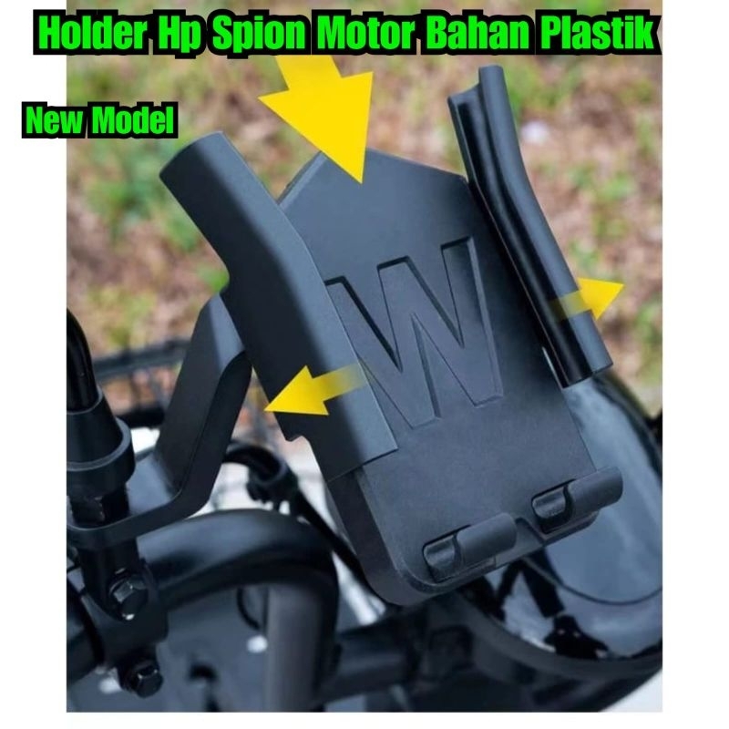 Holder hp spion motor Bahan Plastik ABS Holder spion motor Holder motor