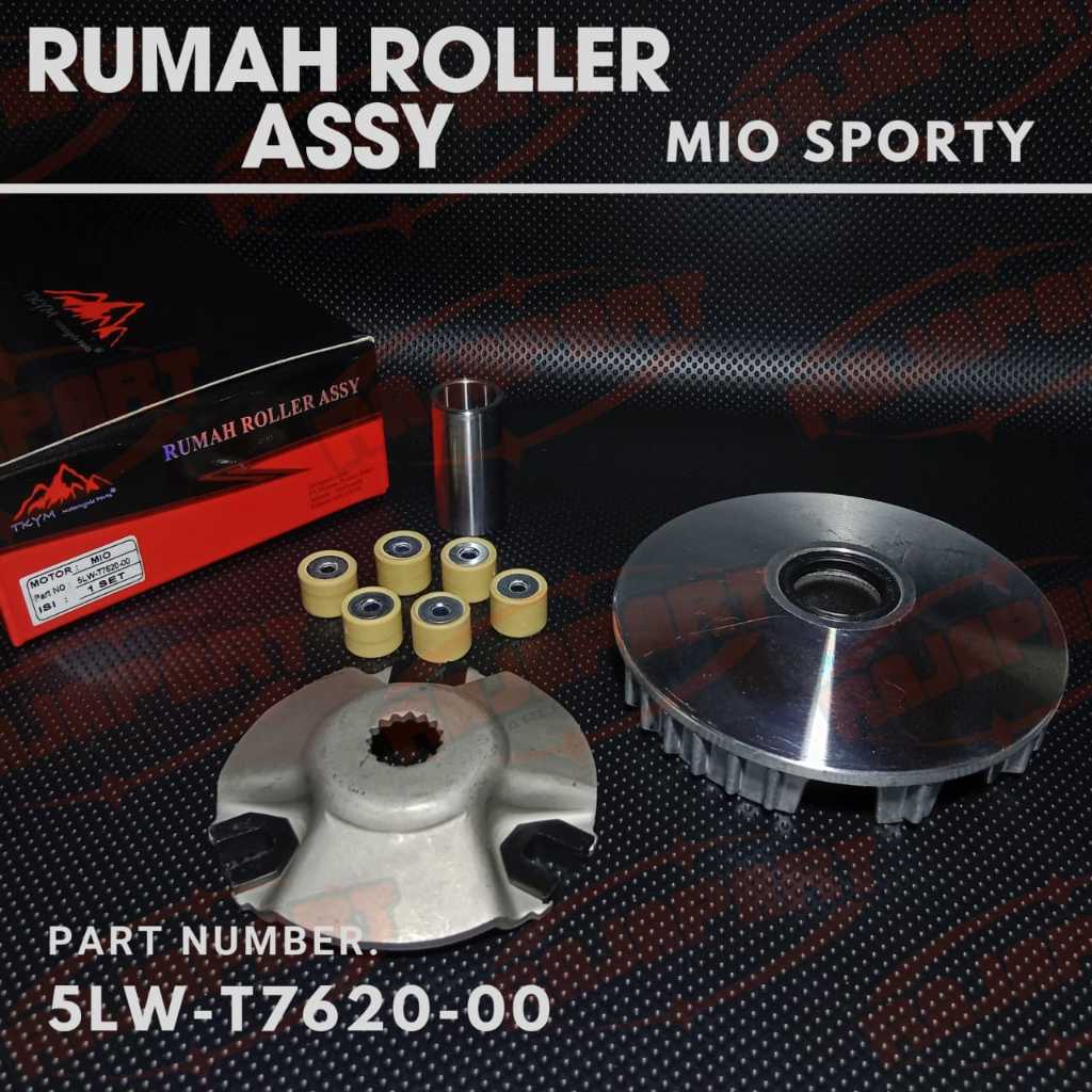RUMAH ROLLER ASSY RUMAH ROLLER SET MIO SPORTY,MIO SOUL MIO SMILE (5LW) ORIGINAL TAKAYAMA