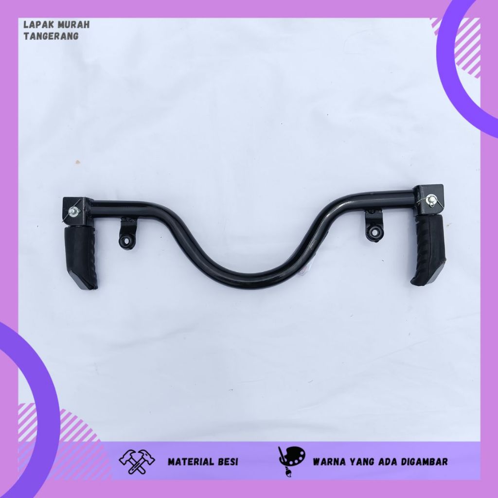 BASTEP FOOTSTEP PIJAKAN DEPAN SCOPPY LED BEAT POP 2014-2017 PIJAKAN KAKI MOTOR