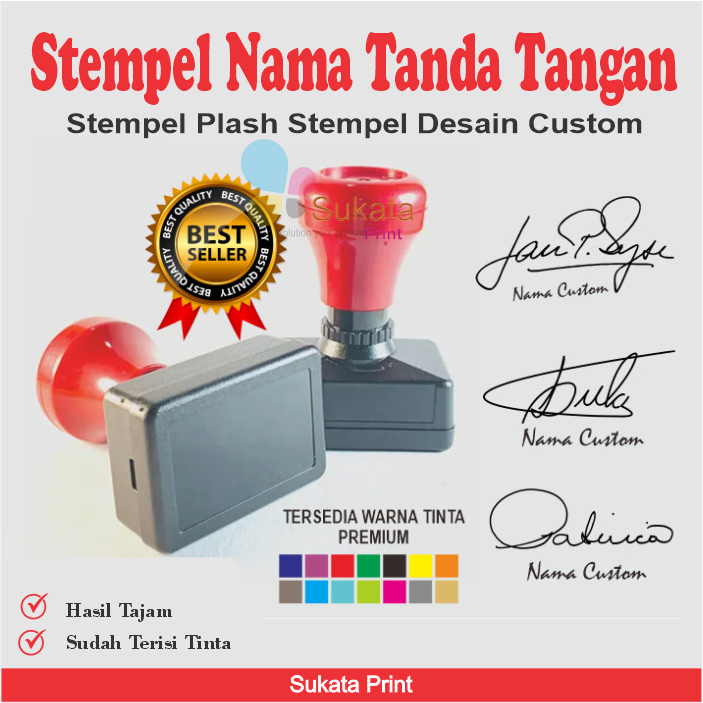 

Cetak Stempel Nama Tanda Tangan | Cetak Stempel Custom Flash Otomatis