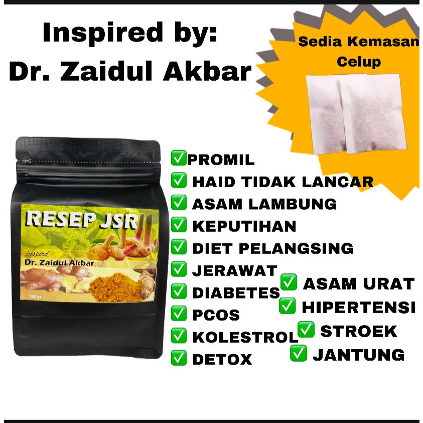 

TERLARIS ✅ PAKET RAMUAN JSR 1 BULAN 250g | RESEP JSR ULTIMATE | Dr.ZAIDUL AKBAR | FREE SENDOK TAKAR | PROMIL | DIET | PELANGSING | MAAG | GERD | HAID | DRINK | CINTA | JAHE MERAH | KUNYIT | SEREH | LENGKUAS | BUBUK||KN8