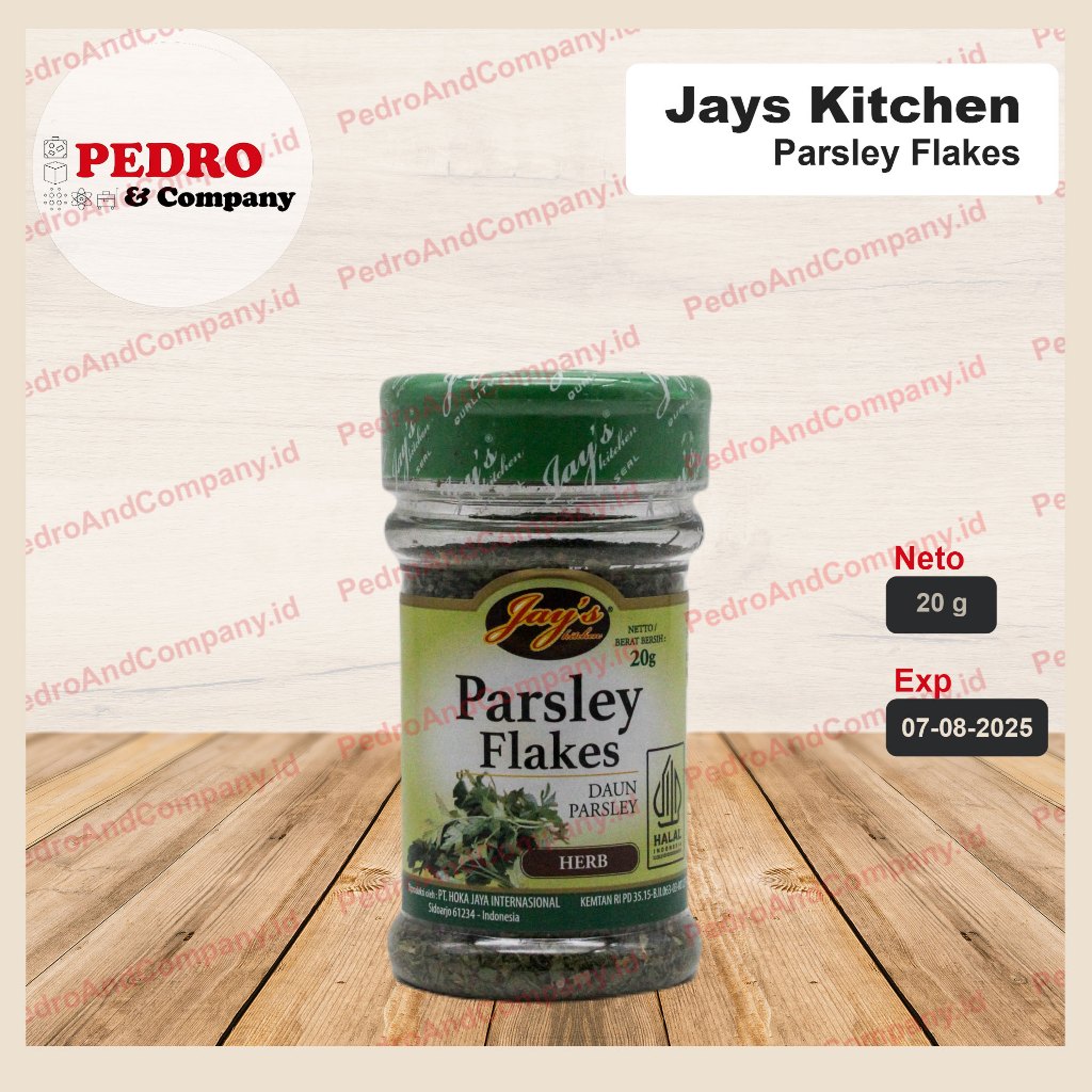 

Jay’s Kitchen - Parsley flakes/ daun parsley (20 gr)